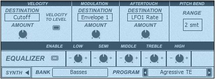 Groove Machine Synth MIDI Control
