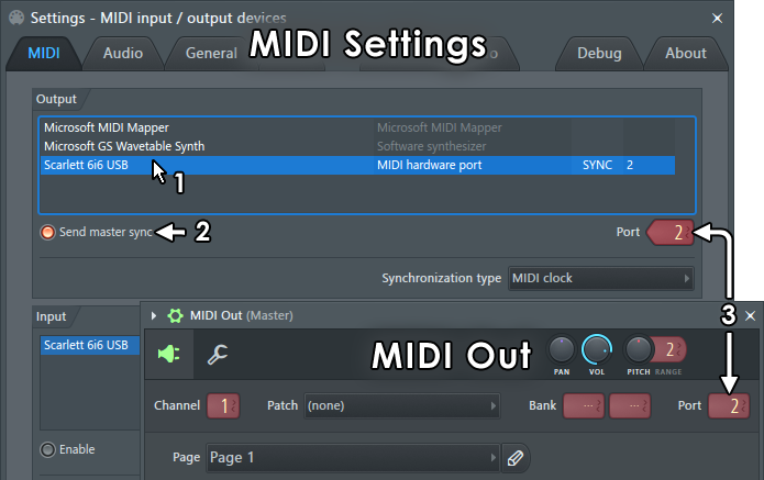 MIDI Out Plugin
