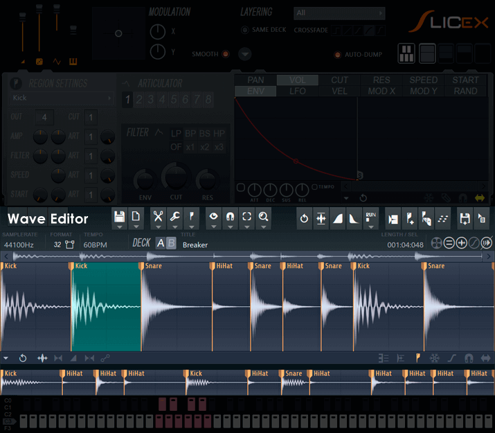 Slicex - Wave Editor
