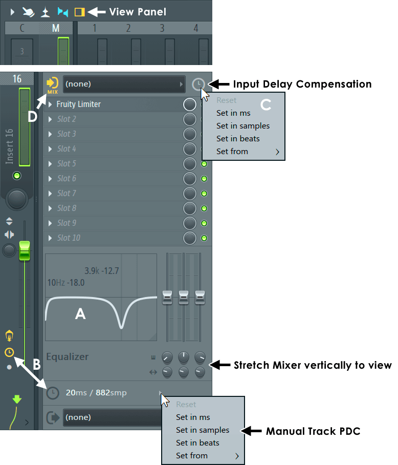 fl studio assign track to mixer