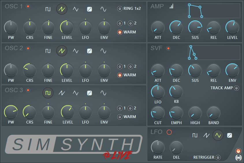 simsynth presets